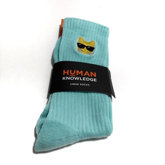 Human Knowledge Other - CAT EMOJI WITH SUNGLASSES SOCKS